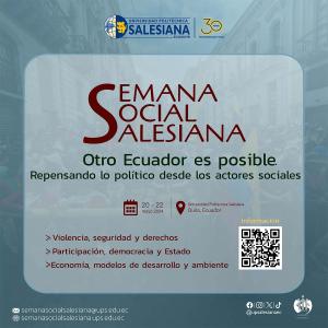 Afiche promocional del la Semana Social Salesiana